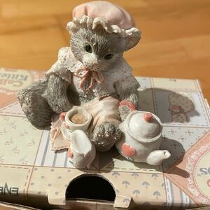 Calico kitten - “tea & you hit the spot”